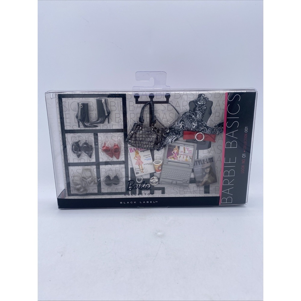 Barbie Basics Look 01-001 Black Label  Accessory Pack 2009 NRFB and MINT